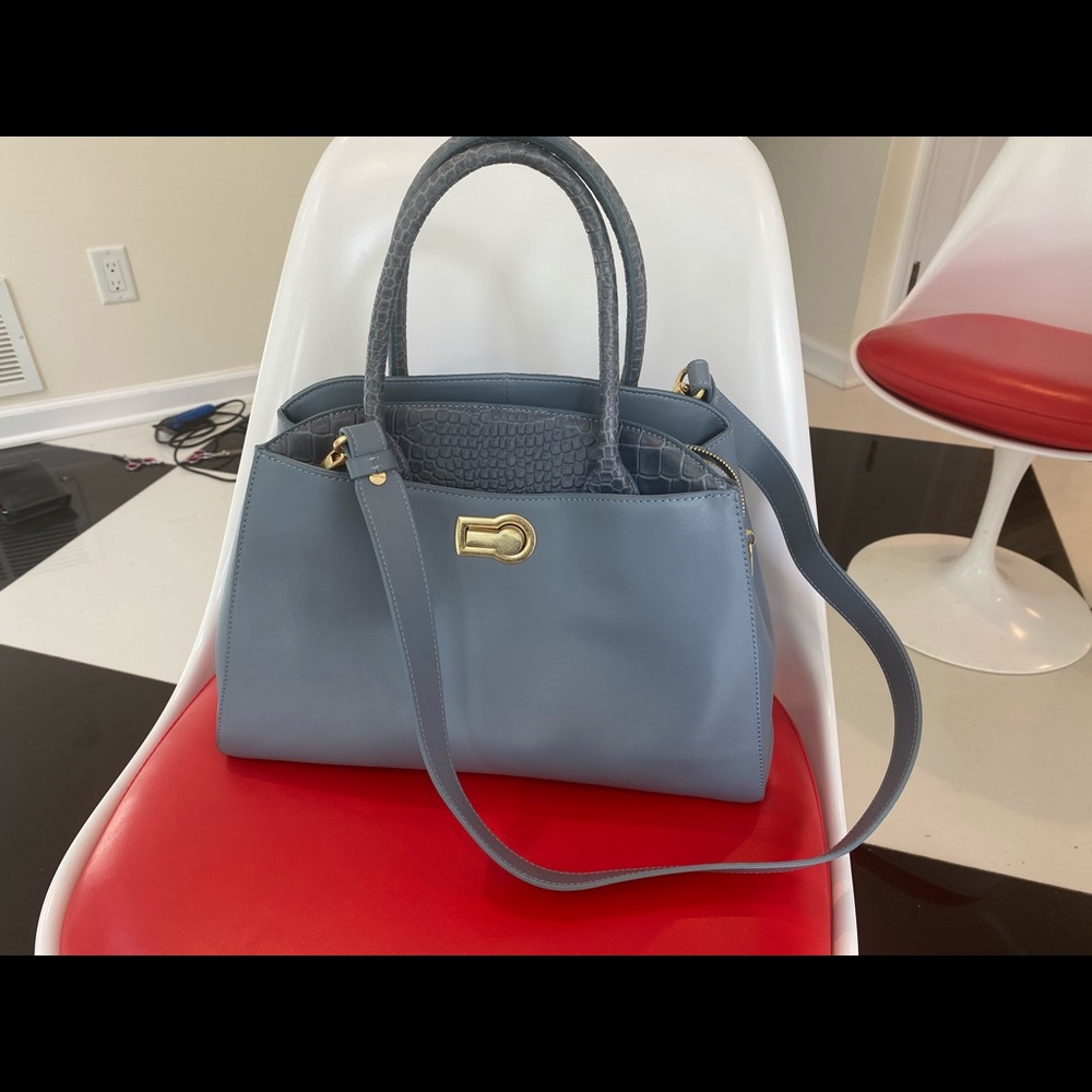 Charles jourdan blue purse